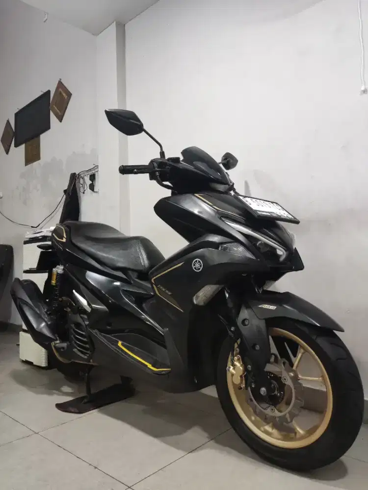 Aerox S ABS Keyless 2019 / 2020 Pajak Panjang Modif Double Cakram ABBA
