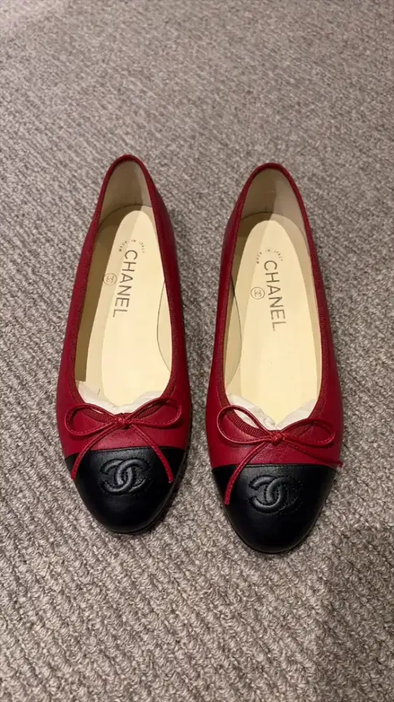 Flatshoes Chanel 36c auth like new