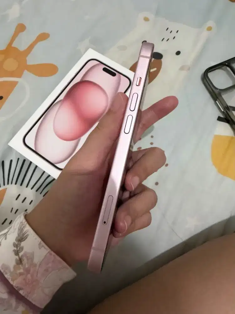Iphone 15 128GB pink mulus