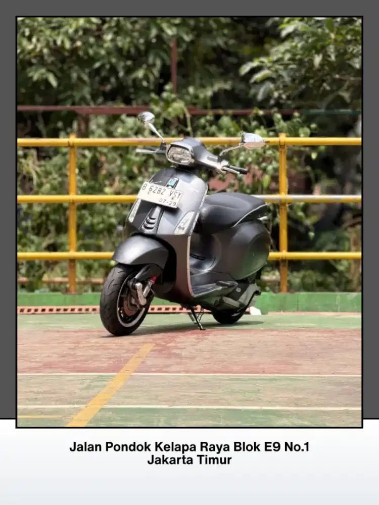 JUAL PIAGGIO VESPA SPRINT 150 IGET ABS LED TH 2019 PERFECT CONDITION