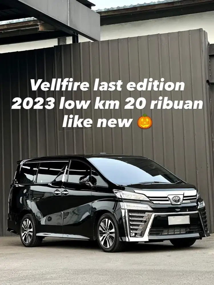 Toyota vellfire 2.5 G atpm tss last edition 2023 low km like new