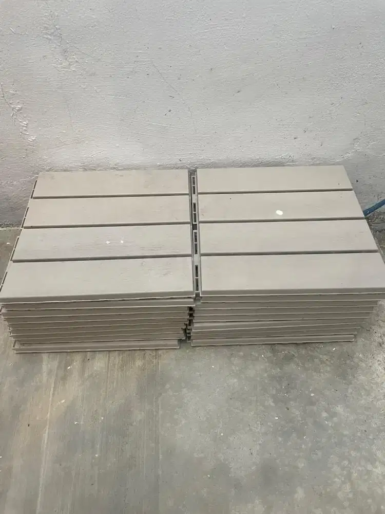 Jual Lantai IKEA Decking Tile Bongkar Pasang Krem 30 x 30 cm 2 Pack