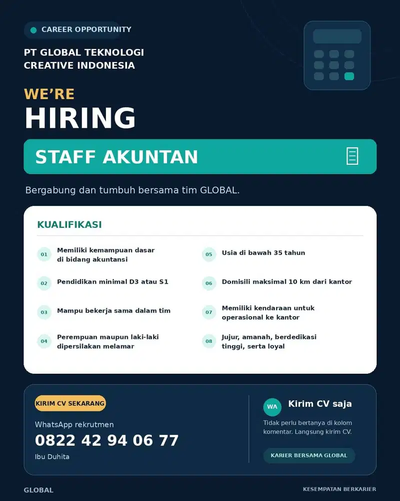 STAFF AKUNTAN KANTOR