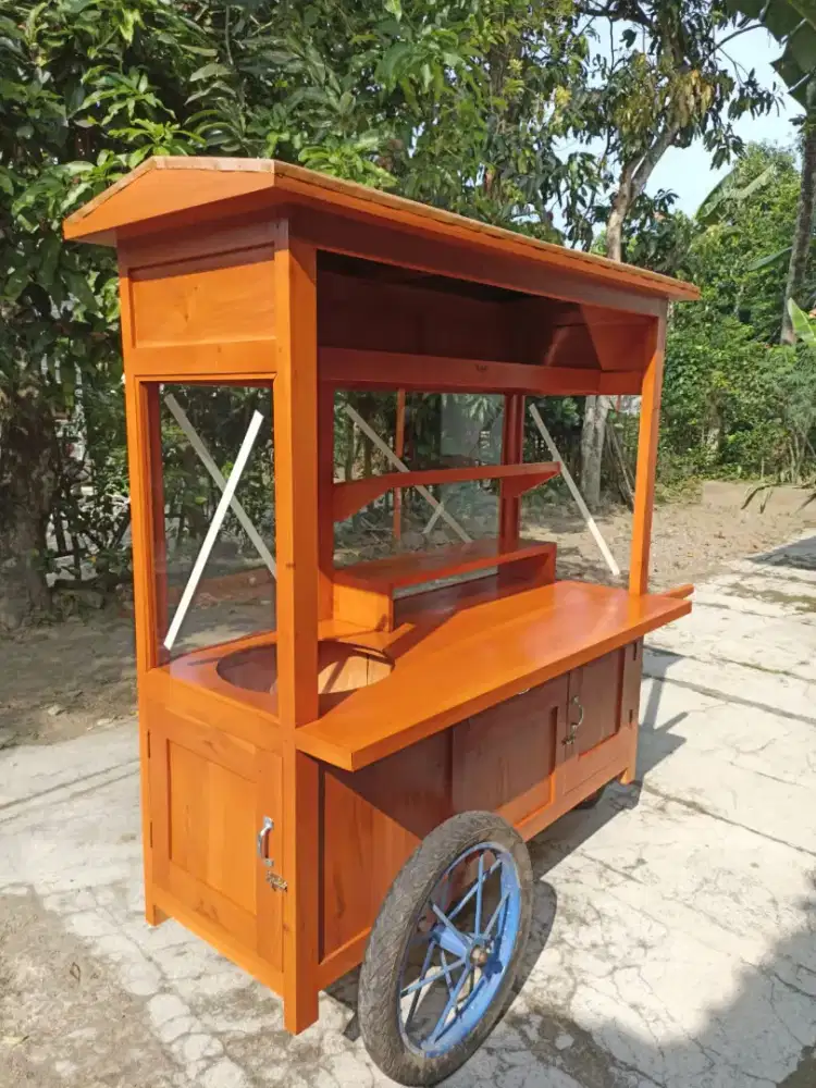 Gerobak Angkringan jg Melayani Pesanan Grobak Bakso Mie Bubur Sate dlL