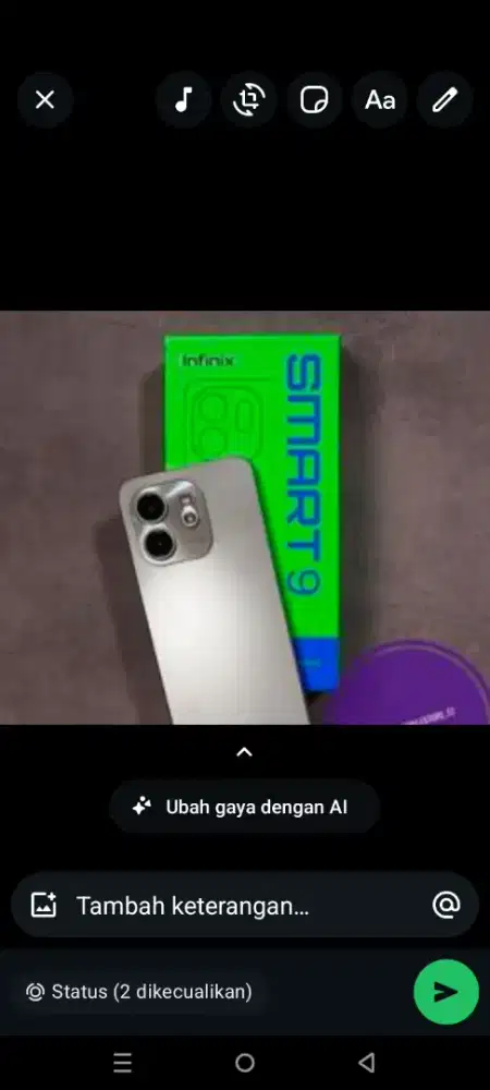 Hp Infinix smart 9 ram 8/128