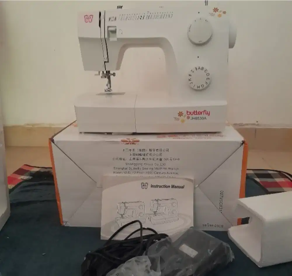 Mesin Jahit Portable JH8530A BUTTERFLY dijual cepat