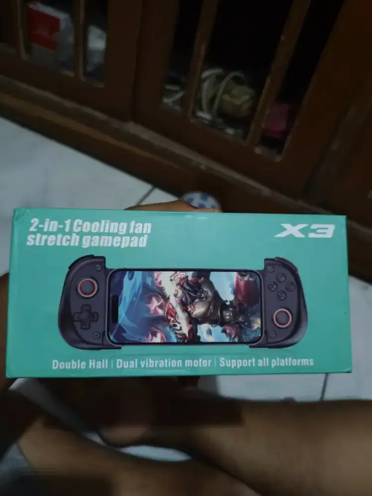 GamePad X3 dengan kipas Pendingin Joystick wireless Bluetooth