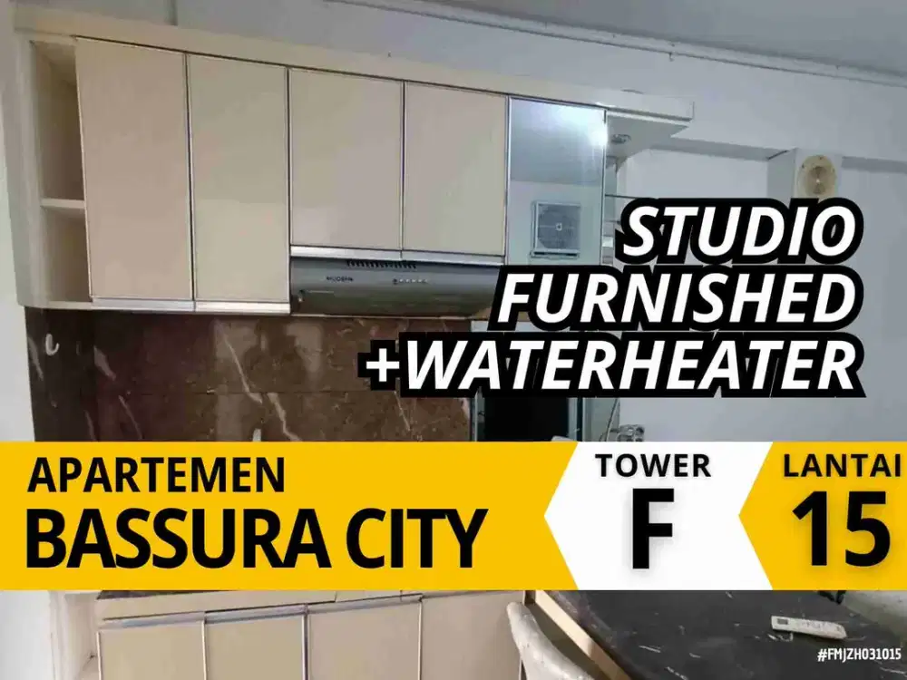 Sewa 2 Bedroom 3 Bulanan Furnished Tower F Lantai 15 Aprtemen Bassura City