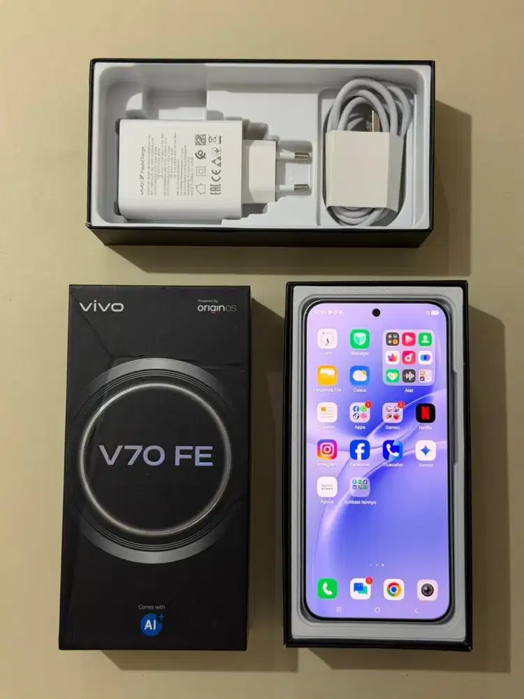 Vivo V70 FE 8/256 - Garansi on Mei 2027 - Silver