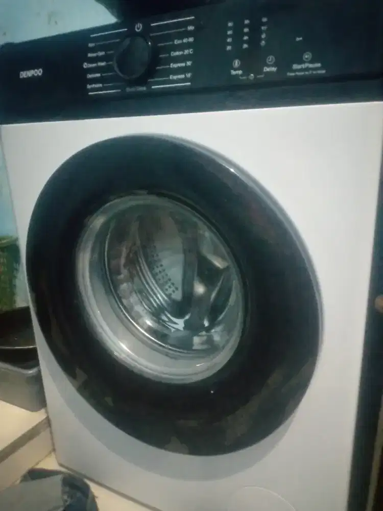mesin cuci baru blum di pakai karna nga kuat wattya