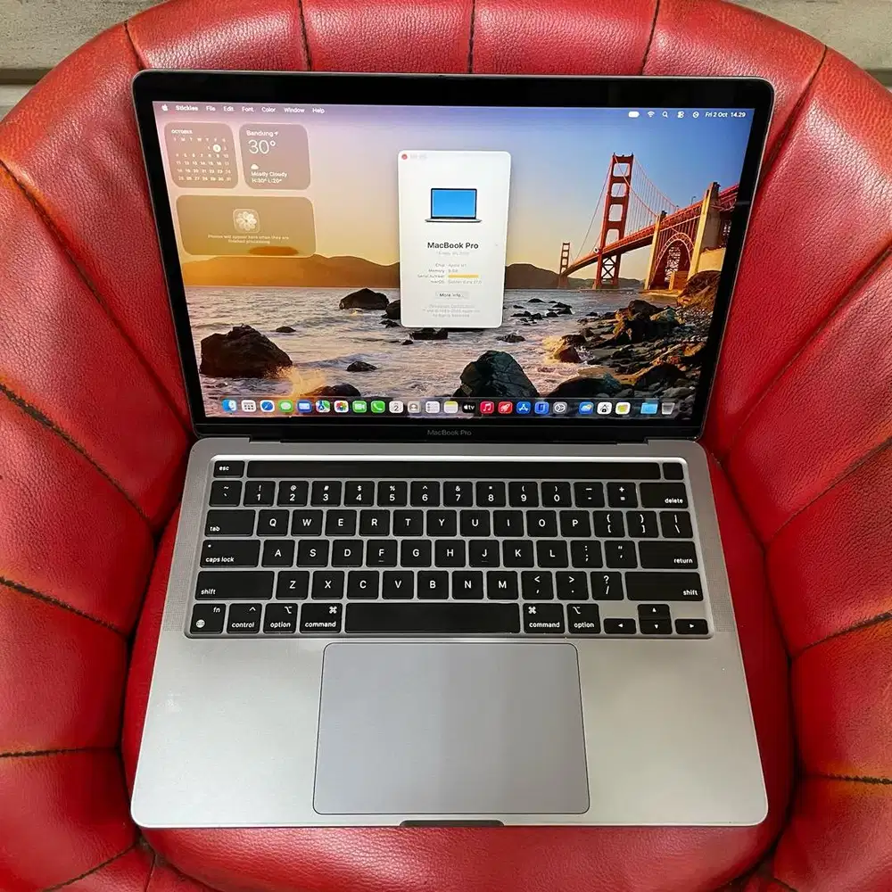 MacBook Pro 13 inci 2020 M1 8gb 512gb iBox Space Gray