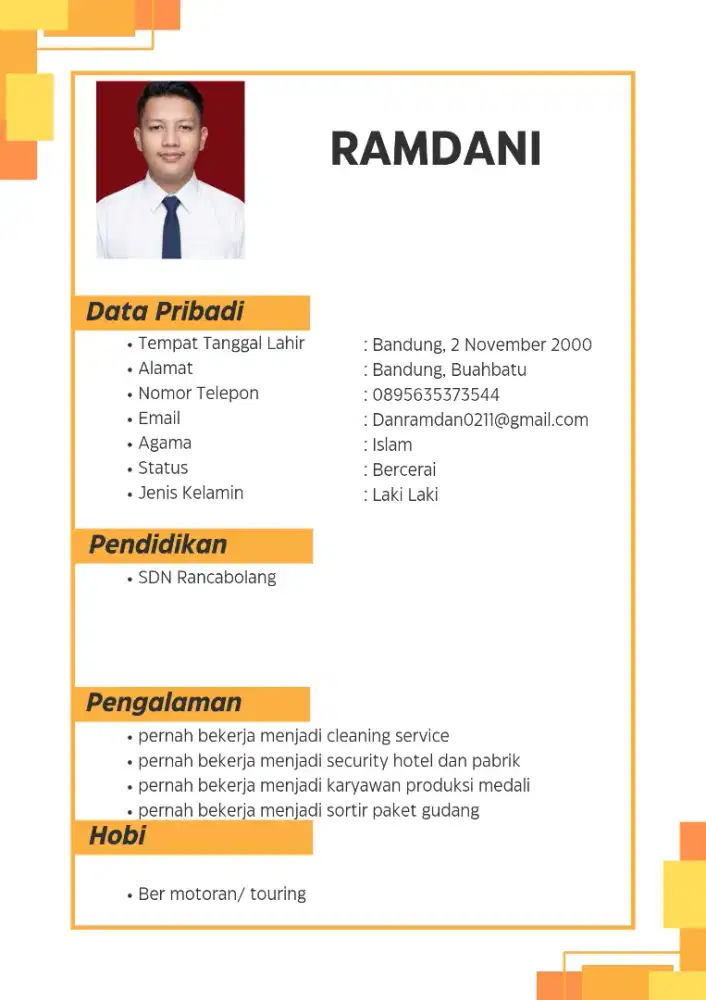 Cari pekerjaan apa saja yang penting halal