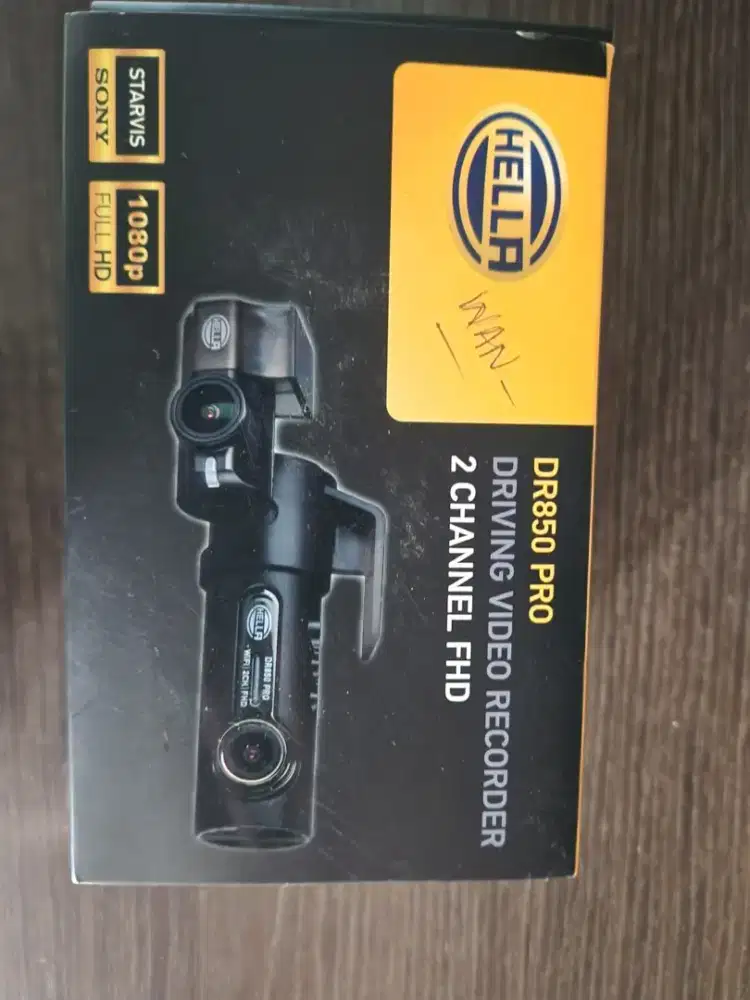 Dijual Dashcam Mobil HELLA DR850 PRO – 2 Channel Full HD 1080P