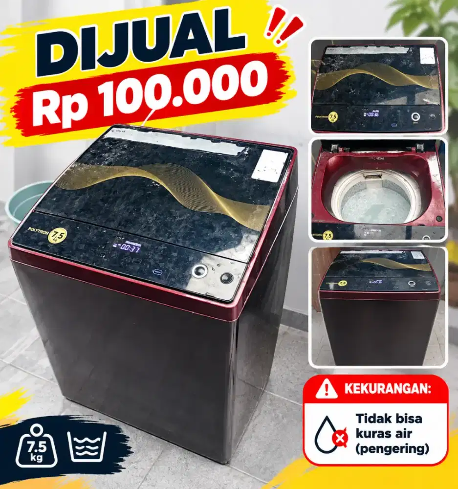 Mesin Cuci 1 Tabung