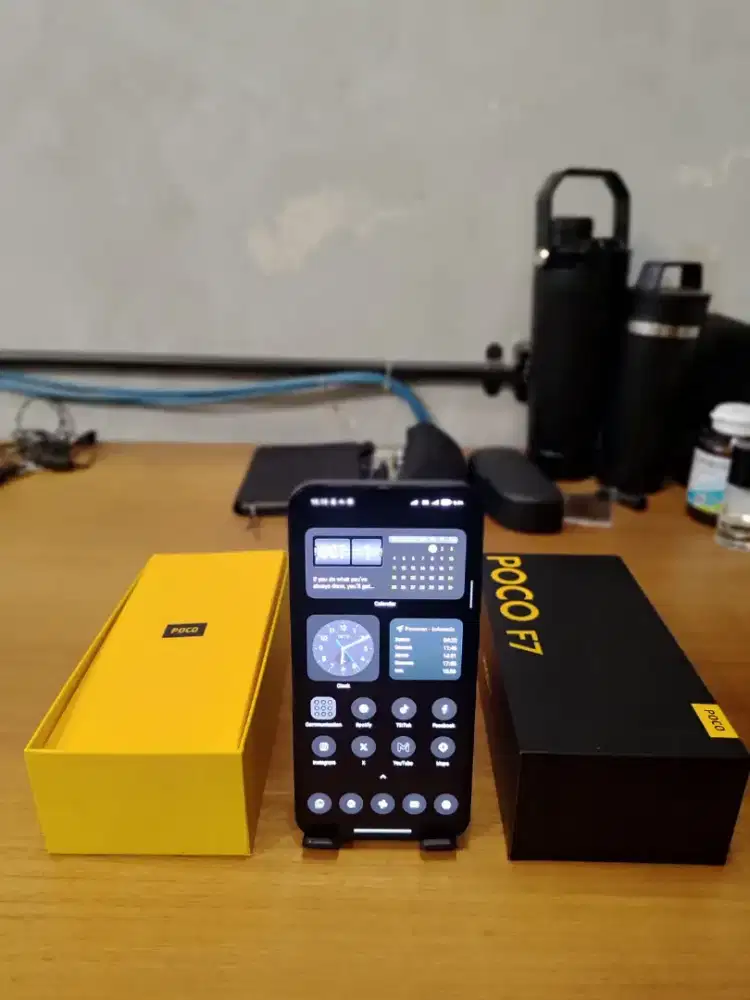 Poco F7 Black, Fullset Like New, BH 100%, Masih Garansi Xiaomi Indo