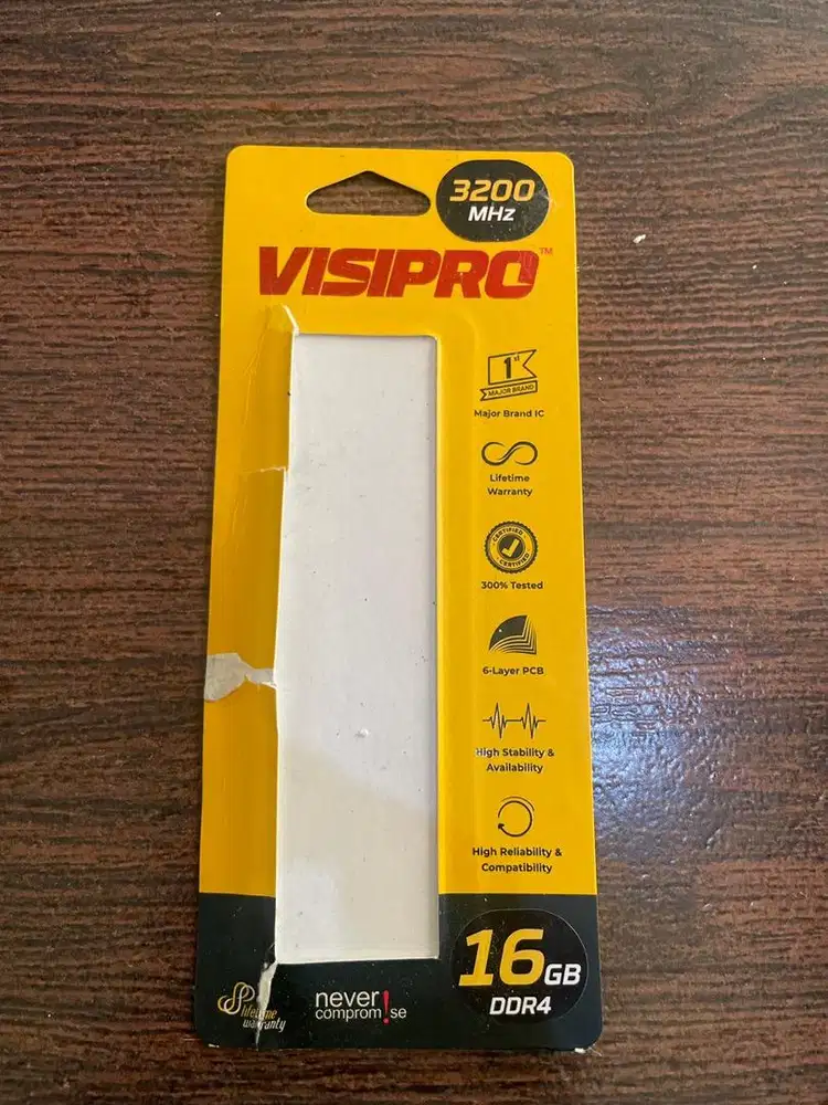 RAM PC Desktop DDR4 16GB Visipro 3200MHz