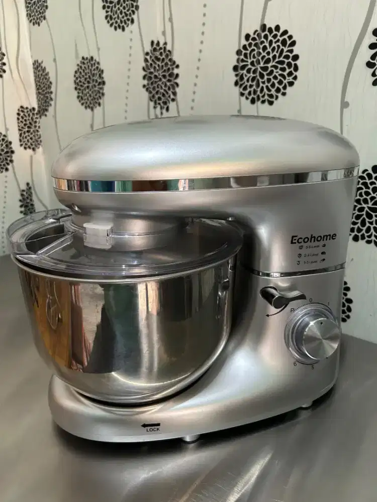ECOHOME Stand Mixer Platinum Series ESM999 6,5 Liter Warna Silver