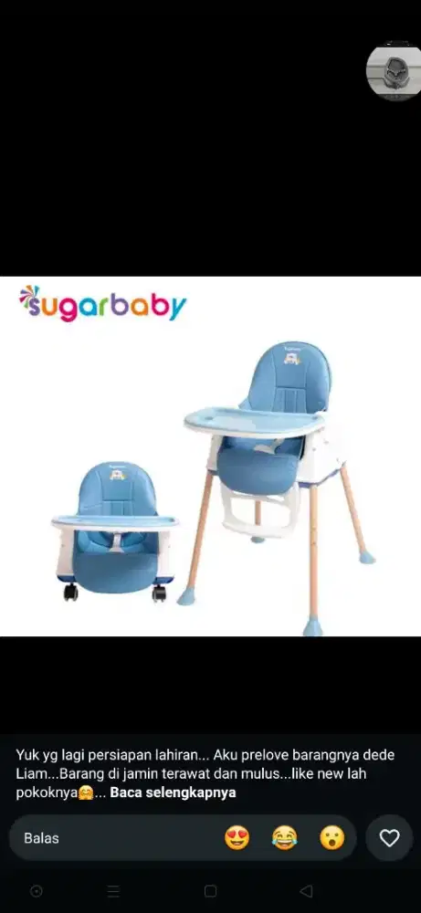 Baby chair ( kursi makan )