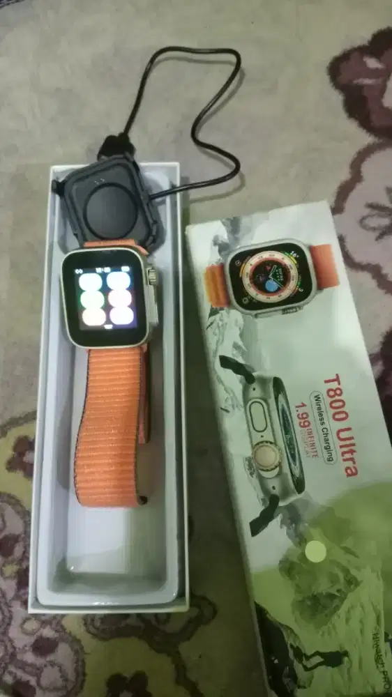 Jam tangan smartwatch T800 Ultra serie plng atas