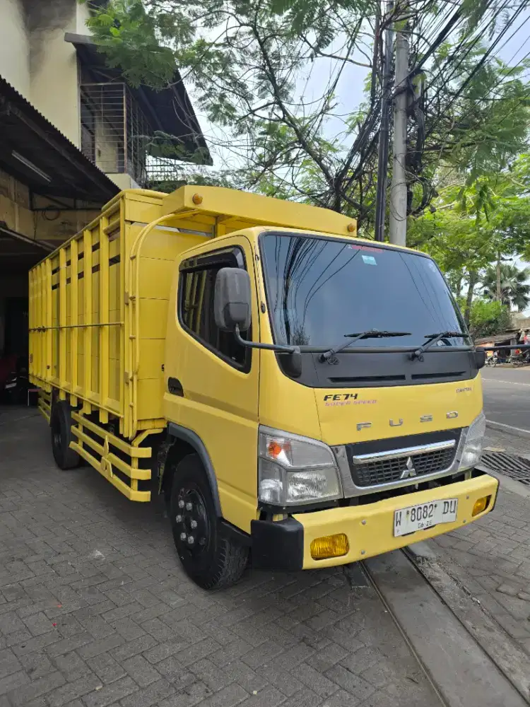 FS Mitsubishi Canter FE74 125PS Speed Bak Kayu Tentram 2022 Pmk 2023