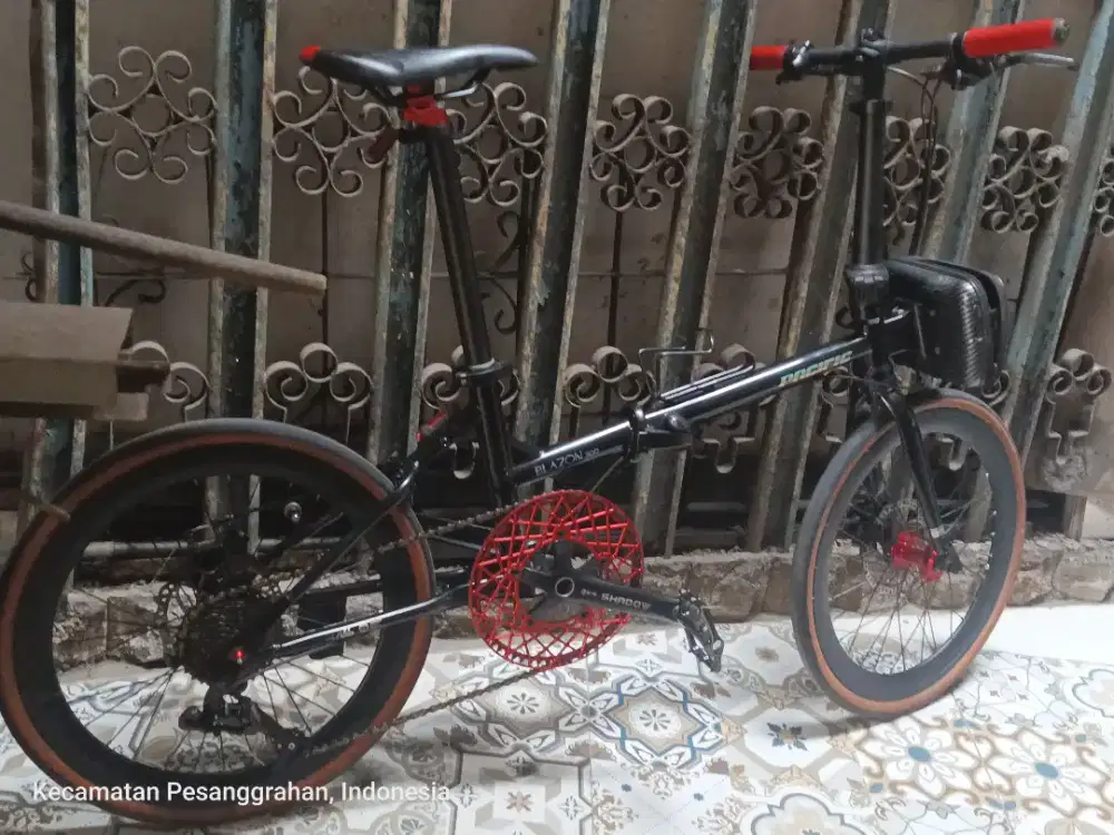 Sepeda lipat pasific blazon 300 upgrade