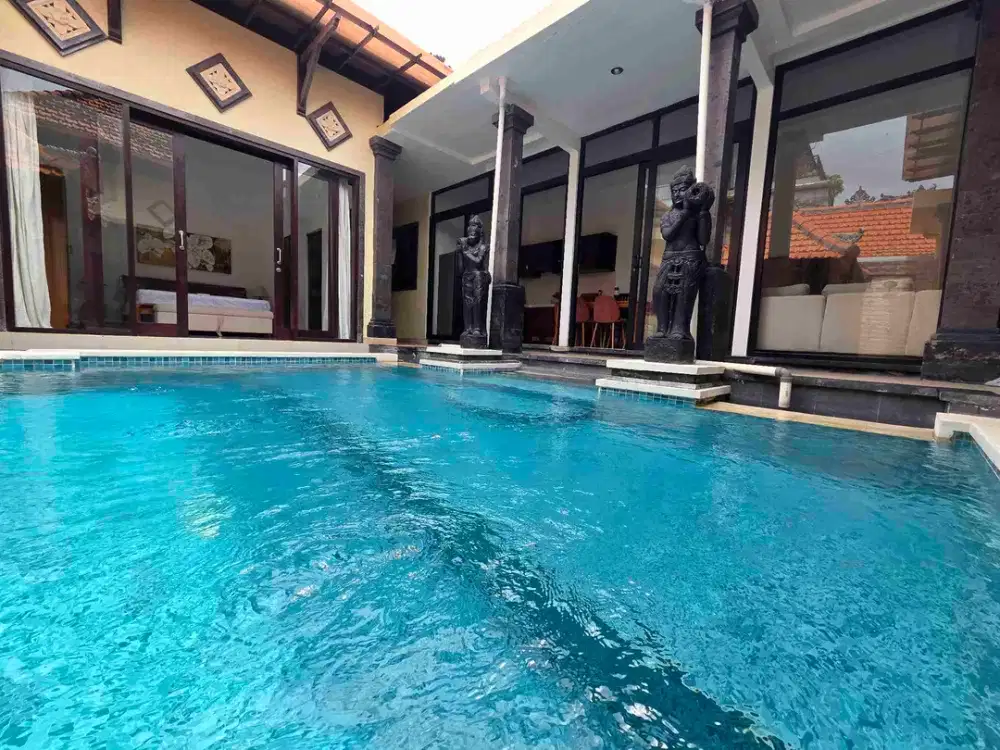 disewakan Villa murah dengan kolam renang di sanur