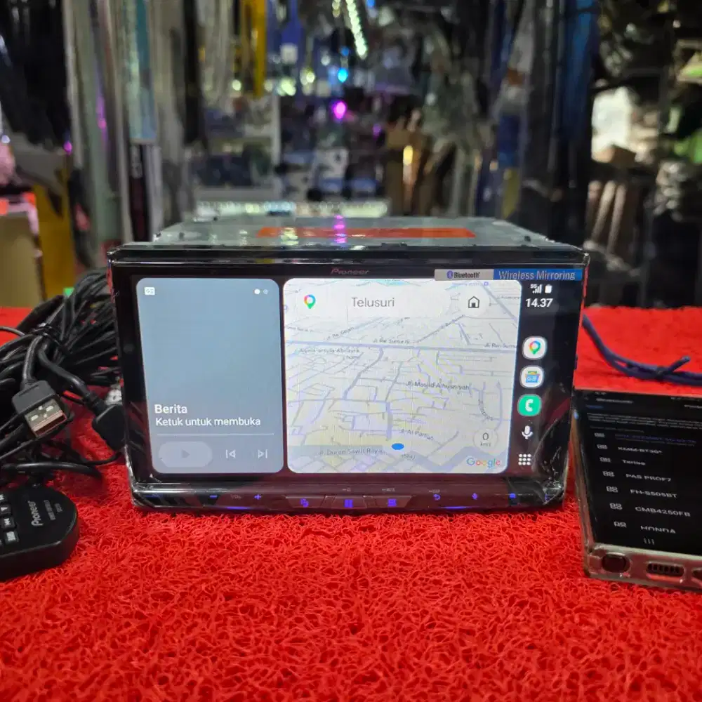 Head Unit Pioneer AVH-Z9250BT Apple CarPlay Android Auto Mirracast