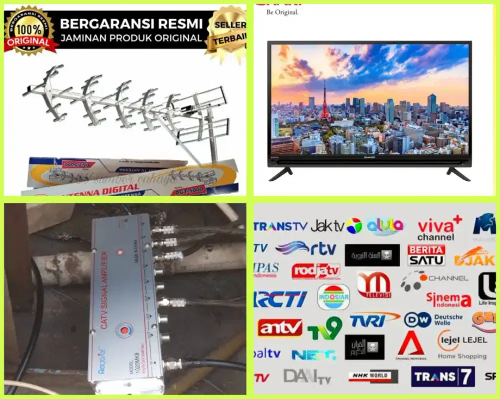 Jasa Instalasi Perbaikan Sinyal Antena Uhf Digital