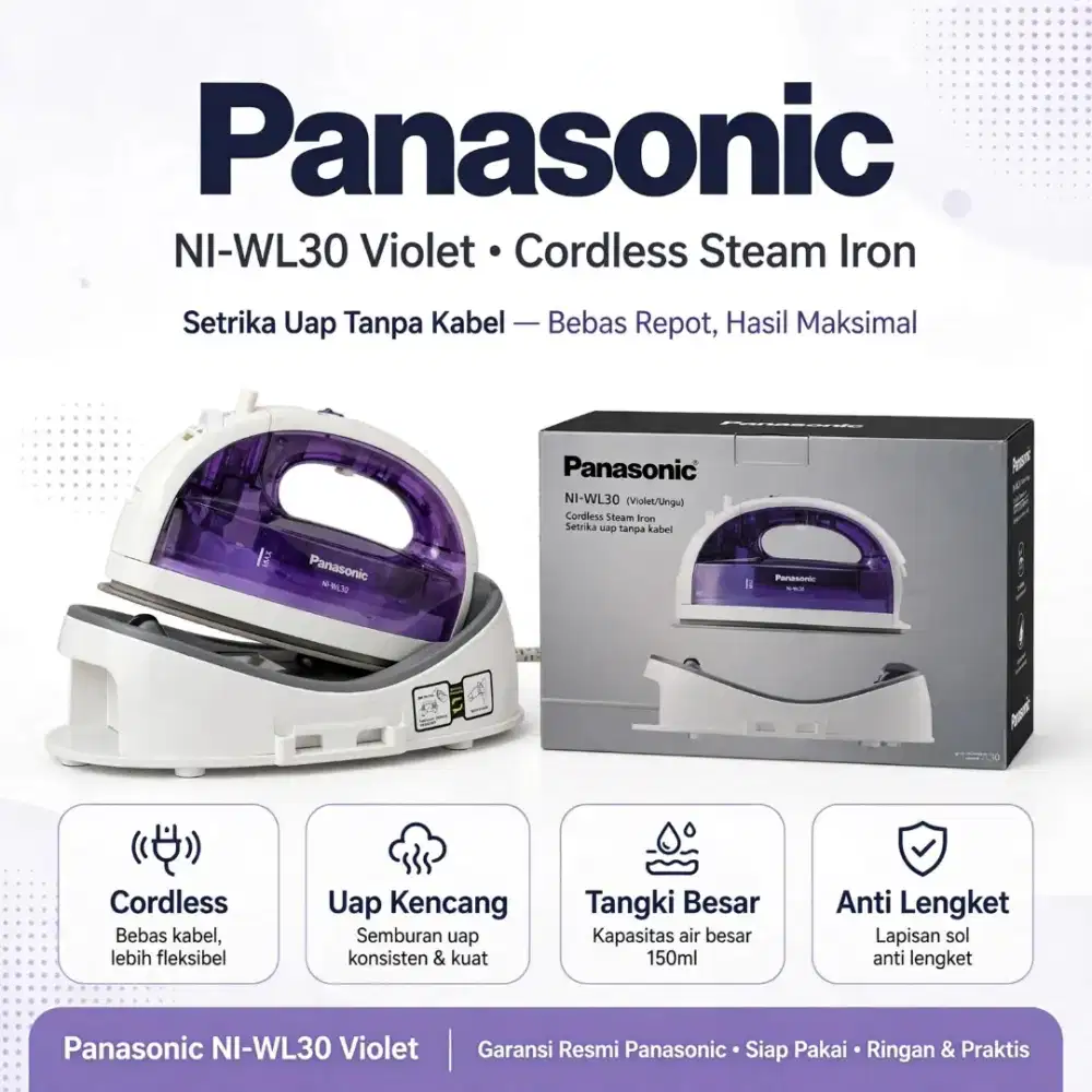 Setrika uap panasonic NI WL 30