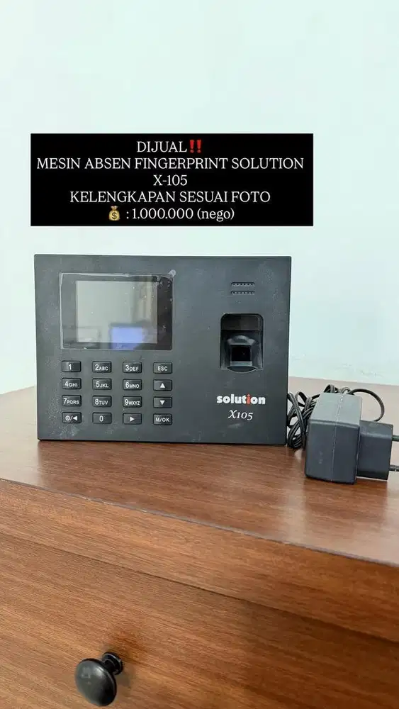 mesin absensi fingerprint Solution X105