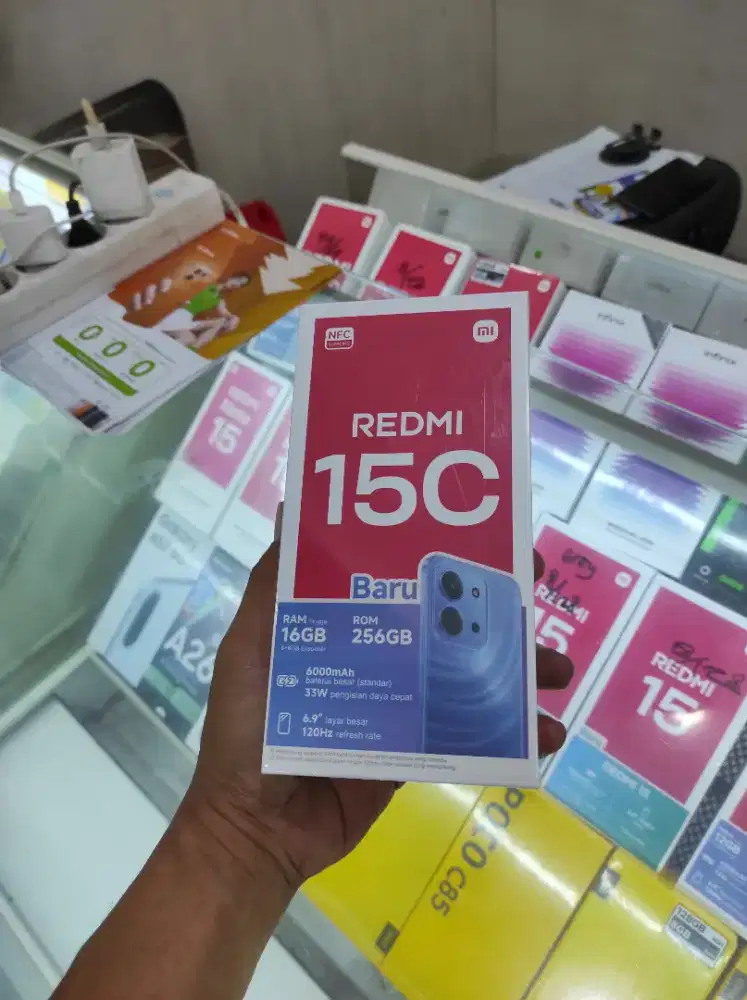 Fast respon WA Xiaomi Redmi 15C NFC 8+8/256 Garansi resmi 15bln