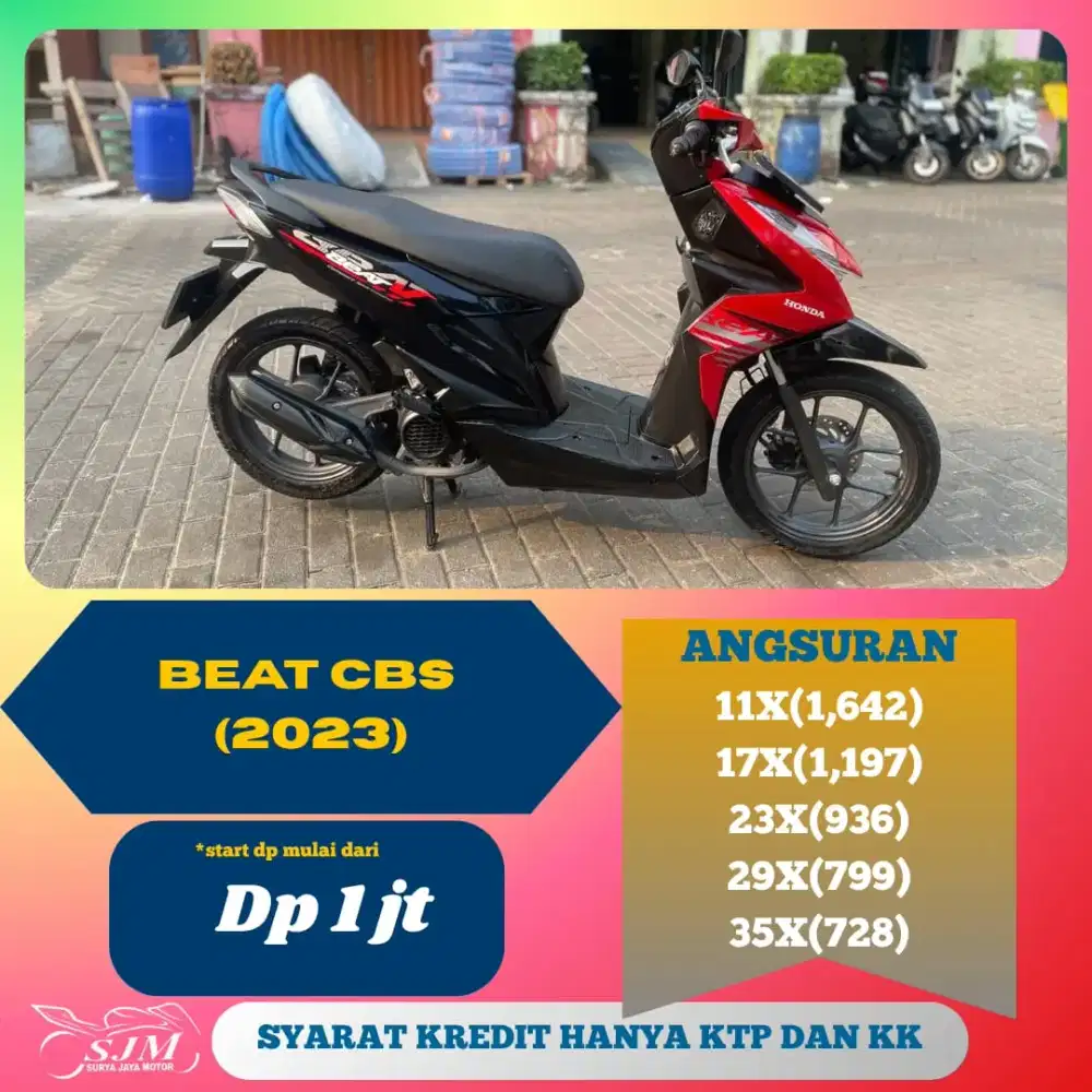 HONDA BEAT CBS 2023 MESIN HALUS