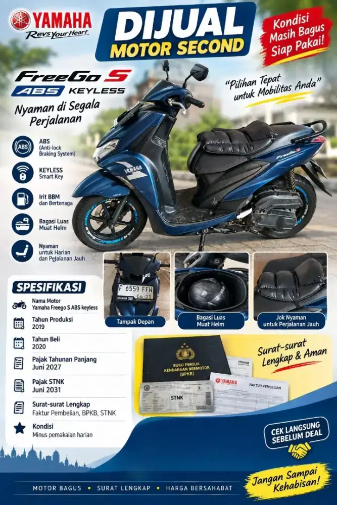 YAMAHA FREEGO S ABS 2020