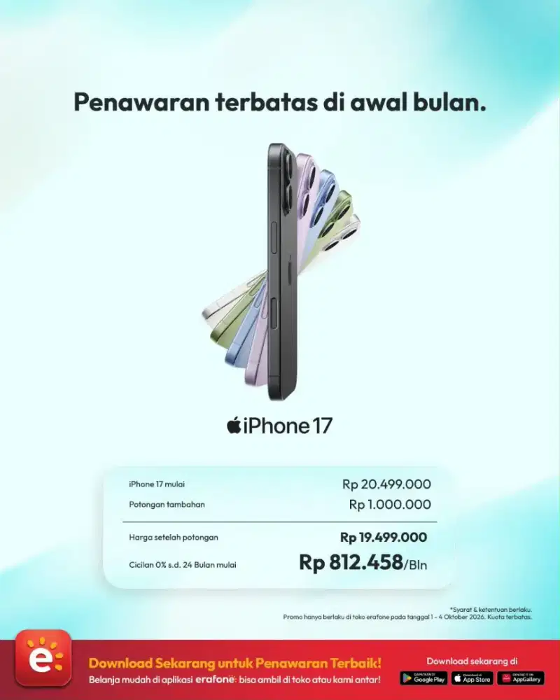 Cicilan/Credit atau tukar tambah