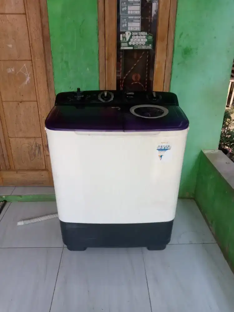 Jual mesin cuci merk sanken kpsitas 8kg fungsi normal