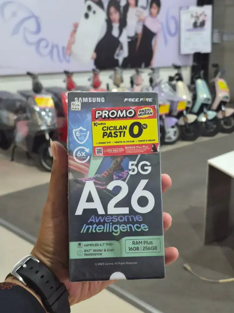SAMSUNG A26 5G SPESIAL BELI HARI INI DISKON 3% LANGSUNG FREE ADPTOR