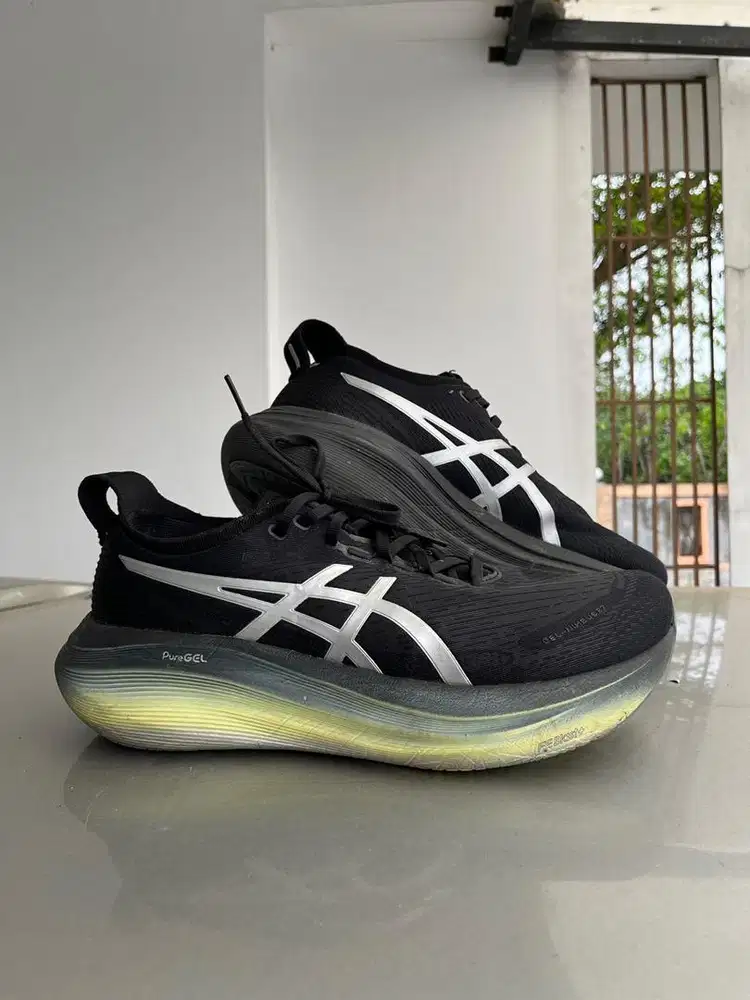 Asics Gel Nimbus 27 Luxe Black Original Bekas