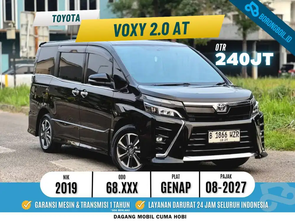 Toyota Voxy 2.0 AT 2019 Hitam
