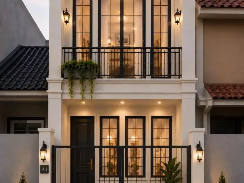 Dijual Rumah Perumahan Taman palem Lestari, Bebas Banjir Hadap Mall Green sedayu