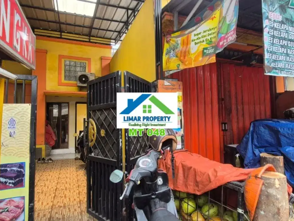 Rumah Pinggir Jalan Utama Bonus Kios Harga Bagus di Metland Cileungsi