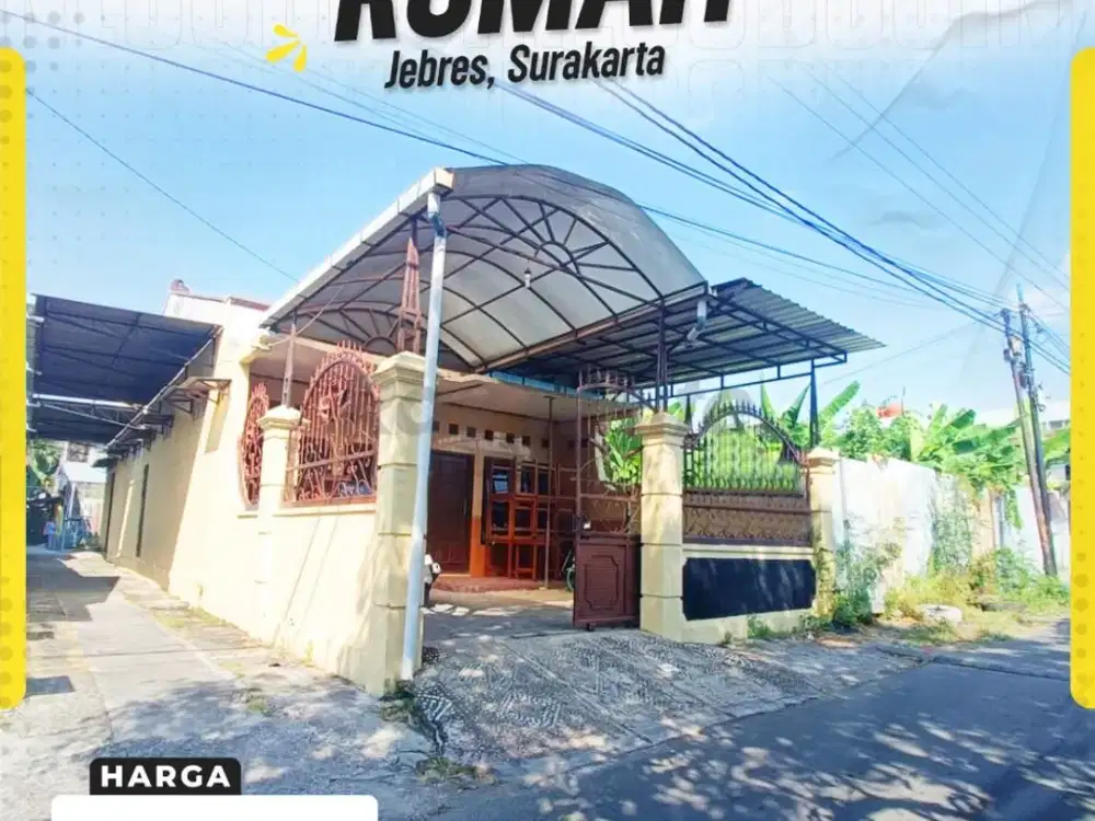 Dijual Rumah bangunan Kokoh Dekat RS Muwardi dan kampus UNS ISI Jebres