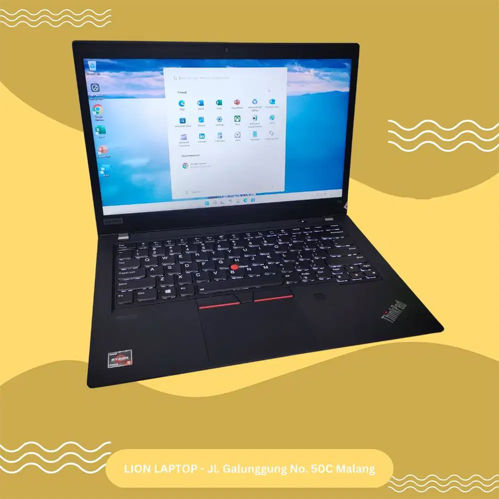 RAM 16GB AMD Ryzen 5 PRO SSD 256GB Lenovo Thinkpad T14 [03|10]