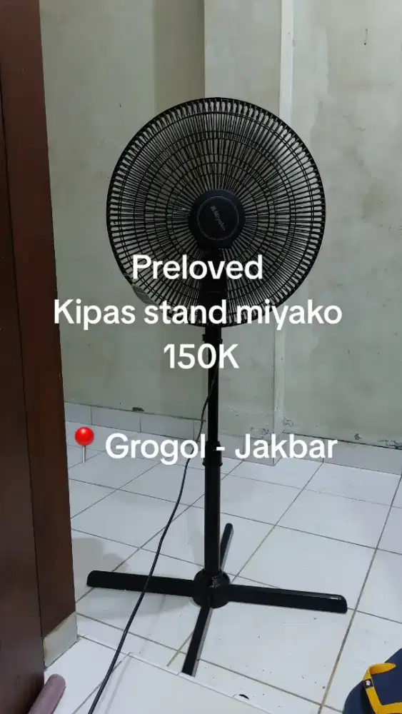 Preloved barang-barang rumah tangga