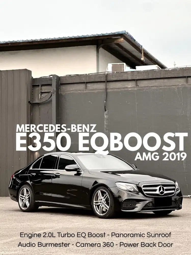Mercedes-Benz E350 AMG EQ Boost A/T 2019 GOOD CONDITION