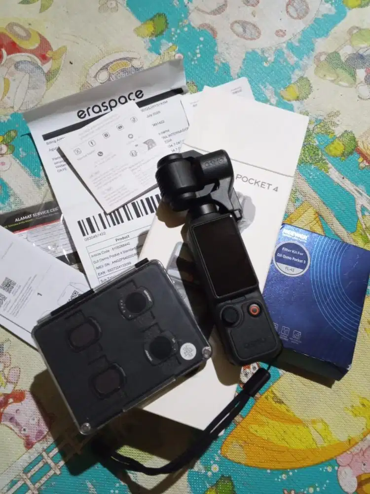 DJI OSMO POCKET 4 FULSET GARANSI TAM LIKE NEW