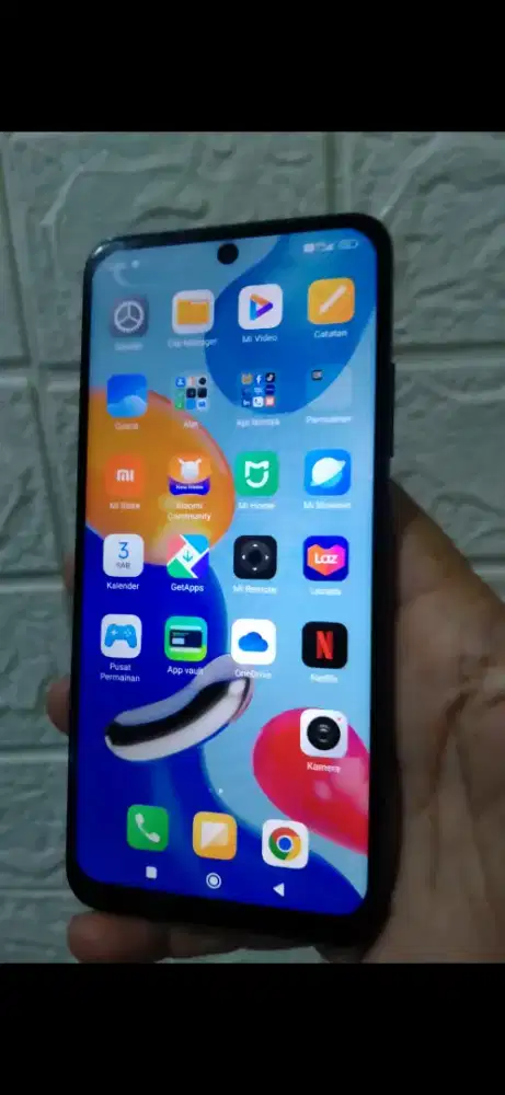 Xiaomi Note 11 ram 6/128 NFC on  kondisi normal mulus