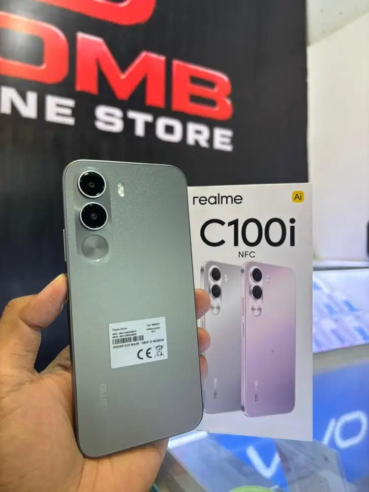 Realme c100i 4/128gb sebulan pakai garansi on panjang