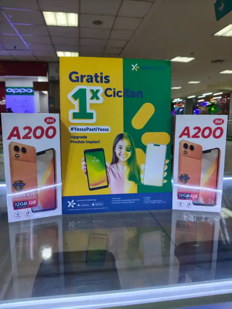 Cicilan hp itel A200 cuma pakai ktp aja