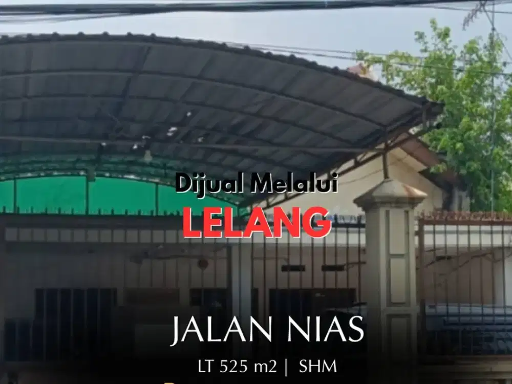 SEGERA LELANG OKT 2026 Rumah Kost Surabaya Pusat Nol jalan Nias