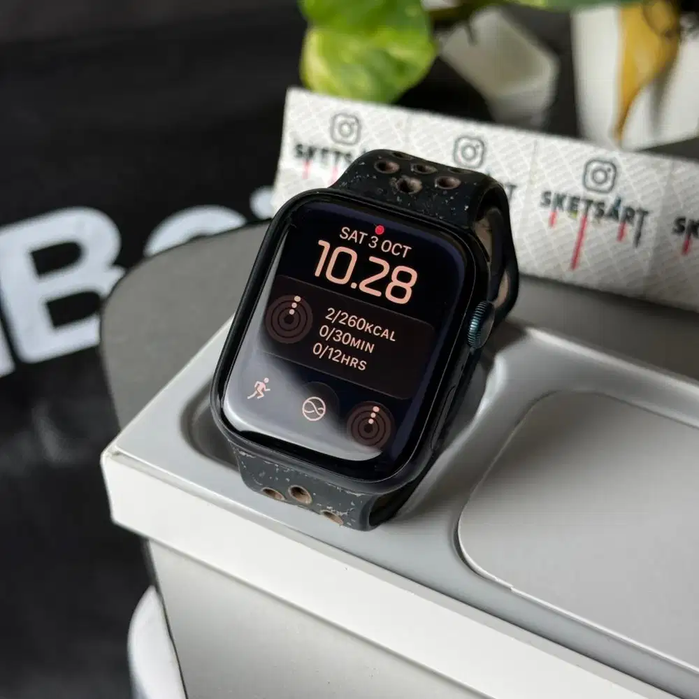 Apple Watch Series 9 45mm Black iBox iwatch Battery Health 87%